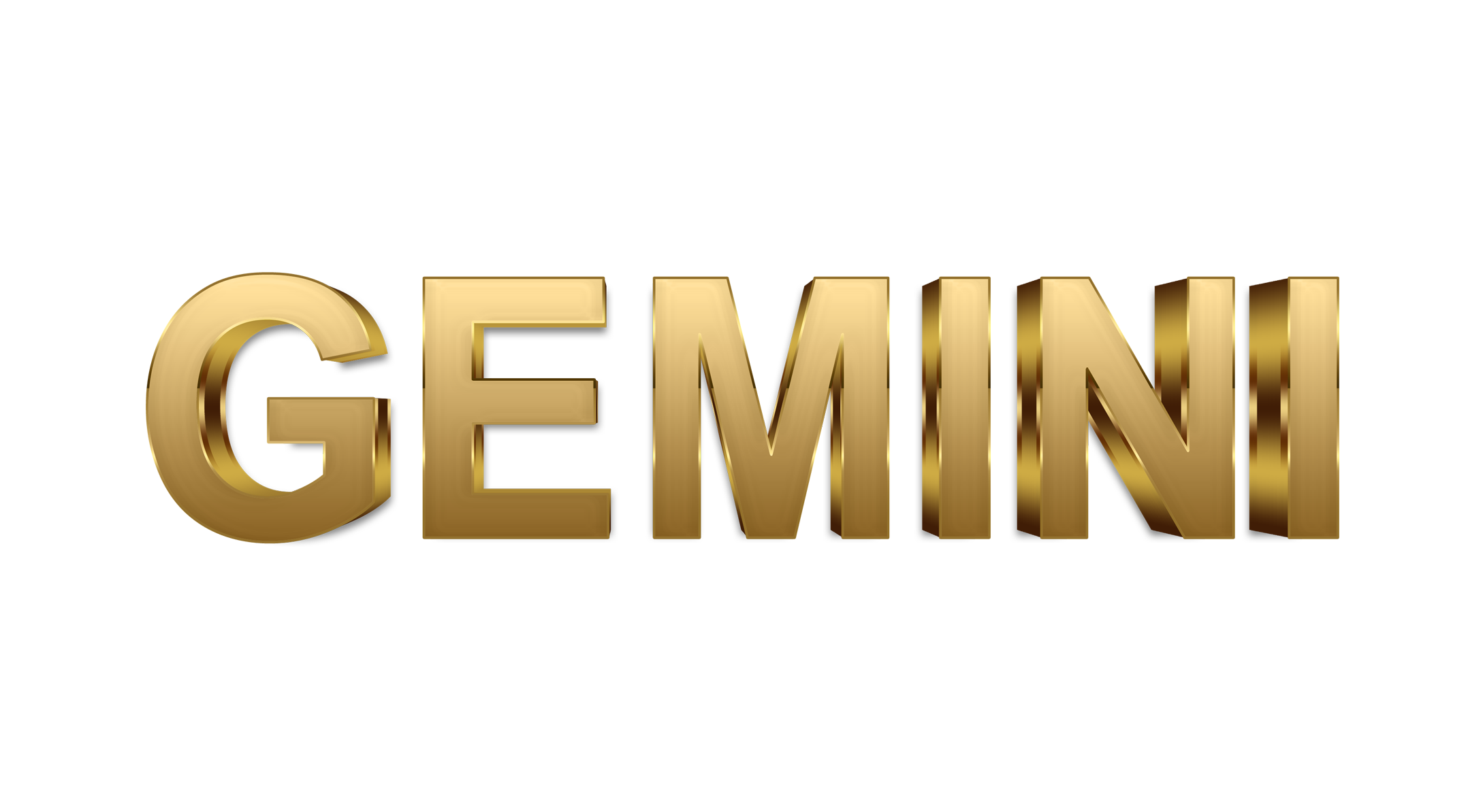 Gemini word png, Gemini png, word Gemini gold text typography PNG images free